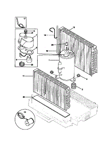 05 - System parts for Frigidaire Air Conditioner GAB067W7B1 from AppliancePartsPros.com
