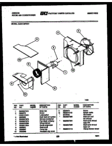 04 - Air Handling Parts parts for Frigidaire Air Conditioner GAH11EP2A1 from AppliancePartsPros.com