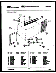 06 - Cabinet And Installation Parts parts for Frigidaire Air Conditioner GAH11EP2A1 from AppliancePartsPros.com