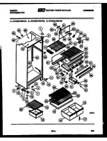 03 - Cabinet Parts parts for Frigidaire Refrigerator RD21F6WT3B from AppliancePartsPros.com