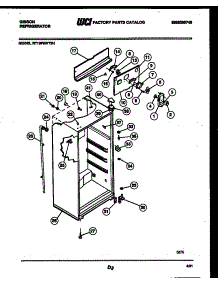 03 - Cabinet Parts parts for Frigidaire Refrigerator RT19F8WT3H from AppliancePartsPros.com
