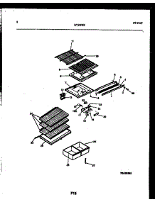 05 - Shelves And Supports parts for Frigidaire Refrigerator RT19F8YX3B from AppliancePartsPros.com