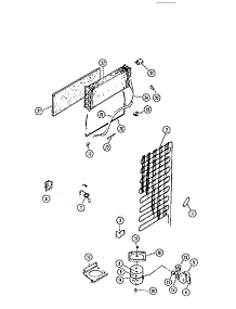 03 - Cooling System parts for Frigidaire Refrigerator RT19F9FU3C from AppliancePartsPros.com