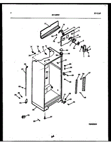 03 - Cabinet Parts parts for Frigidaire Refrigerator RT19F9YY3A from AppliancePartsPros.com