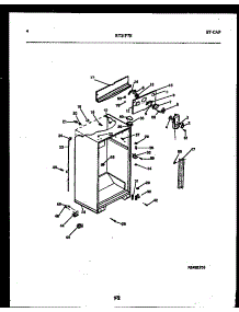 03 - Cabinet Parts parts for Frigidaire Refrigerator RT21F7WX3D from AppliancePartsPros.com