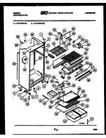 03 - Cabinet Parts parts for Frigidaire Refrigerator RT21F6WV3B from AppliancePartsPros.com