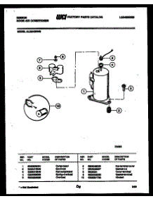 05 - Compressor Parts parts for Frigidaire Air Conditioner AL05A2RWG from AppliancePartsPros.com
