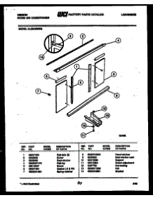 06 - Cabinet And Installation Parts parts for Frigidaire Air Conditioner AL05A2RWG from AppliancePartsPros.com