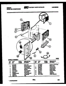 03 - Electrical Parts parts for Frigidaire Air Conditioner AL05A6EVA from AppliancePartsPros.com