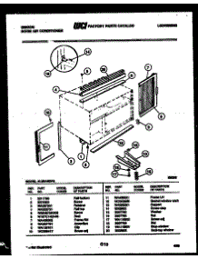 06 - Cabinet And Installation Parts parts for Frigidaire Air Conditioner AL05A6EVA from AppliancePartsPros.com