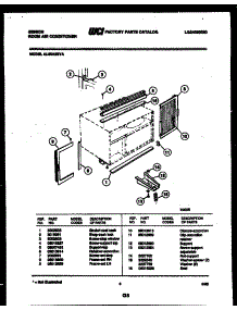 06 - Cabinet And Installation Parts parts for Frigidaire Air Conditioner AL06A5EYA from AppliancePartsPros.com