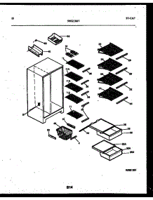 06 - Shelves And Supports parts for Frigidaire Refrigerator RS22F5YX1C from AppliancePartsPros.com