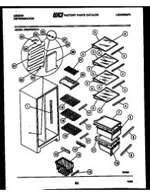 05 - Shelves And Supports parts for Frigidaire Refrigerator RS22F9WS1H from AppliancePartsPros.com