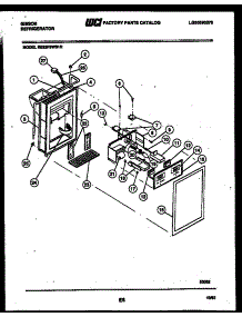 07 - Ice Door, Dispenser And Water Tank parts for Frigidaire Refrigerator RS22F9WS1H from AppliancePartsPros.com