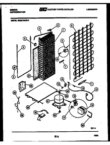 10 - System And Automatic Defrost Parts parts for Frigidaire Refrigerator RS22F9WS1H from AppliancePartsPros.com