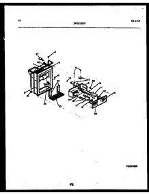 10 - Ice Door, Dispenser And Water Tank parts for Frigidaire Refrigerator RS22F9WX1C from AppliancePartsPros.com