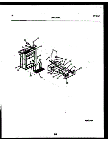 10 - Ice Door, Dispenser And Water Tank parts for Frigidaire Refrigerator RS24F9DX1C from AppliancePartsPros.com