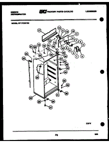 03 - Cabinet Parts parts for Frigidaire Refrigerator RT17F3WT3D from AppliancePartsPros.com