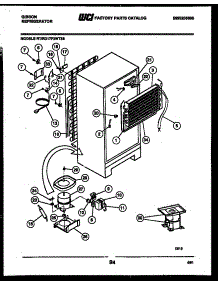 05 - System And Automatic Defrost Parts parts for Frigidaire Refrigerator RT17F2WT3B from AppliancePartsPros.com
