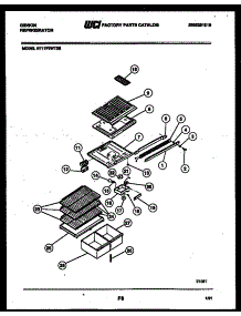 04 - Shelves And Supports parts for Frigidaire Refrigerator RT17F3WT3E from AppliancePartsPros.com