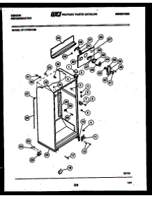 03 - Cabinet Parts parts for Frigidaire Refrigerator RT17F6WV3B from AppliancePartsPros.com