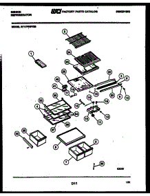 04 - Shelves And Supports parts for Frigidaire Refrigerator RT17F6WV3B from AppliancePartsPros.com