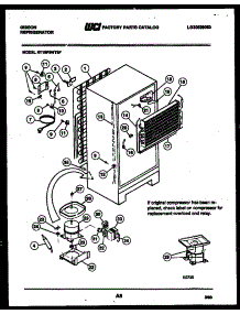 05 - System And Automatic Defrost Parts parts for Frigidaire Refrigerator RT19F3WT3F from AppliancePartsPros.com