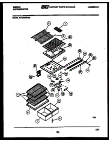 04 - Shelves And Supports parts for Frigidaire Refrigerator RT19F3WT3H from AppliancePartsPros.com