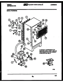 05 - System And Automatic Defrost Parts parts for Frigidaire Refrigerator RT19F3WT3H from AppliancePartsPros.com
