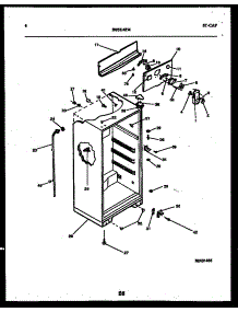 04 - Cabinet Parts parts for Frigidaire Refrigerator RT19F3YX3B from AppliancePartsPros.com