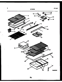 05 - Shelves And Supports parts for Frigidaire Refrigerator RT19F5YX3A from AppliancePartsPros.com