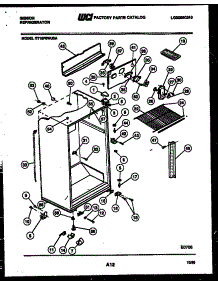 03 - Cabinet Parts parts for Frigidaire Refrigerator RT19F6WU3A from AppliancePartsPros.com