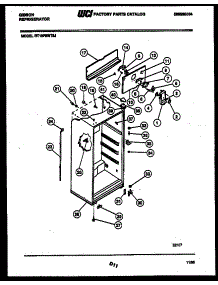 03 - Cabinet Parts parts for Frigidaire Refrigerator RT19F8WT3J from AppliancePartsPros.com
