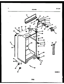 03 - Cabinet Parts parts for Frigidaire Refrigerator RT21F5WX3A from AppliancePartsPros.com
