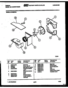 04 - Air Handling Parts parts for Frigidaire Air Conditioner AK18E2RZA from AppliancePartsPros.com
