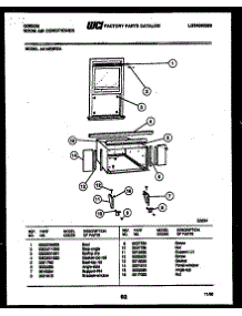 06 - Cabinet And Installation Parts parts for Frigidaire Air Conditioner AK18E2RZA from AppliancePartsPros.com