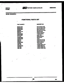 03 - Cabinet Parts parts for Frigidaire Refrigerator RT21F9WX3B from AppliancePartsPros.com