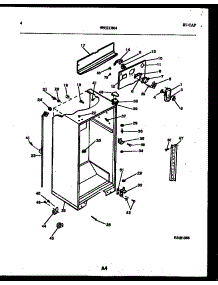 03 - Cabinet Parts parts for Frigidaire Refrigerator RT21F7DX3C from AppliancePartsPros.com