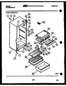 03 - Cabinet Parts parts for Frigidaire Refrigerator RVG12C1WT2A from AppliancePartsPros.com
