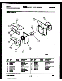 04 - Air Handling Parts parts for Frigidaire Air Conditioner AJ08B5TYA from AppliancePartsPros.com