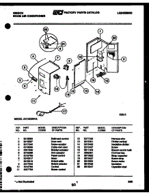 03 - Electrical Parts parts for Frigidaire Air Conditioner AK14C6RVA from AppliancePartsPros.com