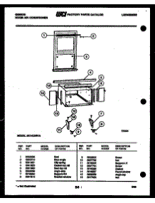 06 - Cabinet And Installation Parts parts for Frigidaire Air Conditioner AK14C6RVA from AppliancePartsPros.com