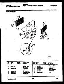 03 - Electrical Parts parts for Frigidaire Air Conditioner AL05A2RYA from AppliancePartsPros.com