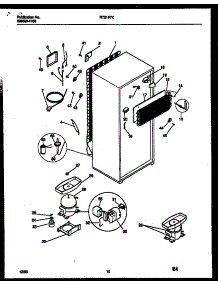 06 - System And Automatic Defrost Parts parts for Frigidaire Refrigerator RT21F7WX3E from AppliancePartsPros.com