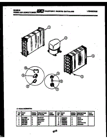 05 - Unit Parts parts for Frigidaire Air Conditioner AG25E6RTBA from AppliancePartsPros.com