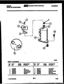 05 - Compressor Parts parts for Frigidaire Air Conditioner AL07A6EVA1 from AppliancePartsPros.com