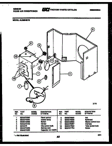 04 - Electrical Parts parts for Frigidaire Air Conditioner AL08B4EYB from AppliancePartsPros.com