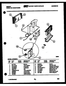 03 - Electrical Parts parts for Frigidaire Air Conditioner AL08B4EVA from AppliancePartsPros.com