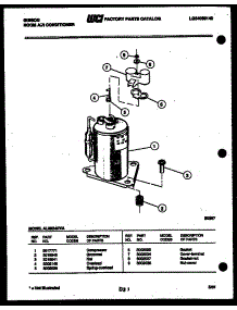 04 - Compressor Parts parts for Frigidaire Air Conditioner AL08B4EVA from AppliancePartsPros.com