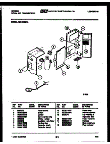 03 - Electrical Parts parts for Frigidaire Air Conditioner AM12C4EYA from AppliancePartsPros.com